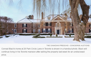 Consider the ‘Conrad Black’ home sale method, say Toronto financial planners